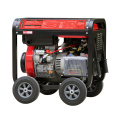 HiARNS 2KW Generador de soldador diesel portátil abierto de 2kw con ruedas y mango de 10 pulgadas